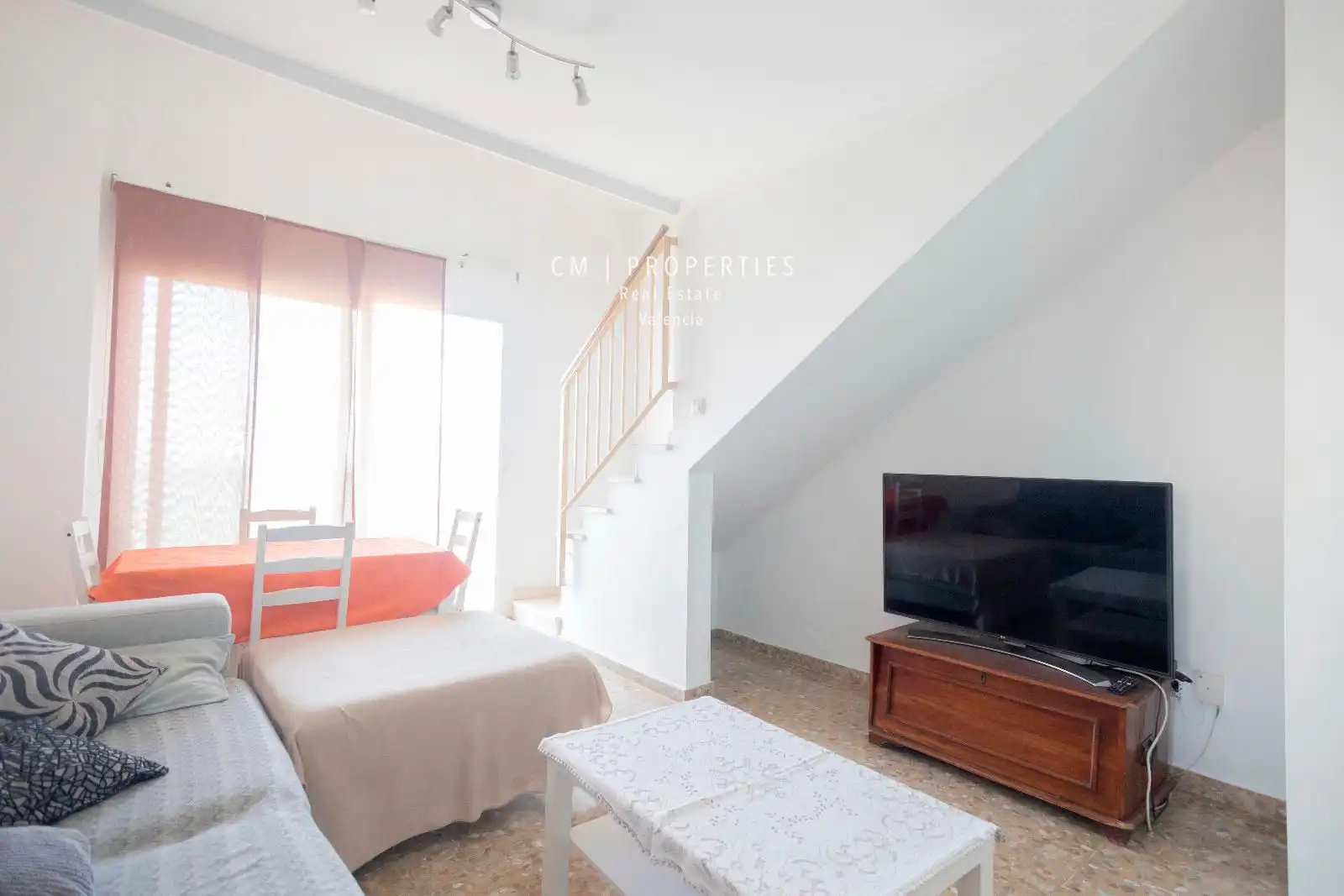 Sala de estar de Dúplex en venta en Valencia con Aire acondicionado, Terraza y Trastero