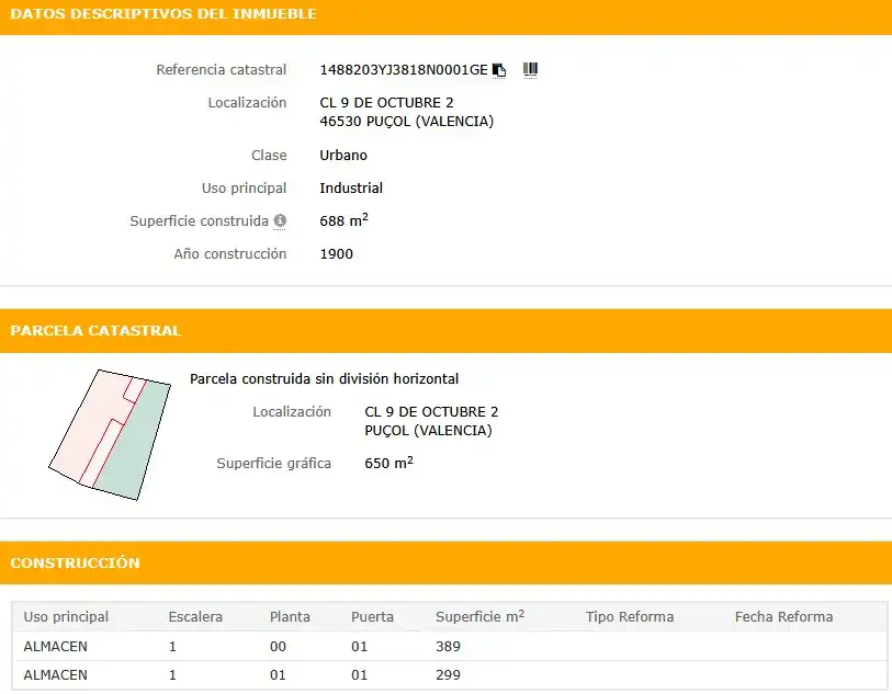 Parking of Buildings for sale in Puçol