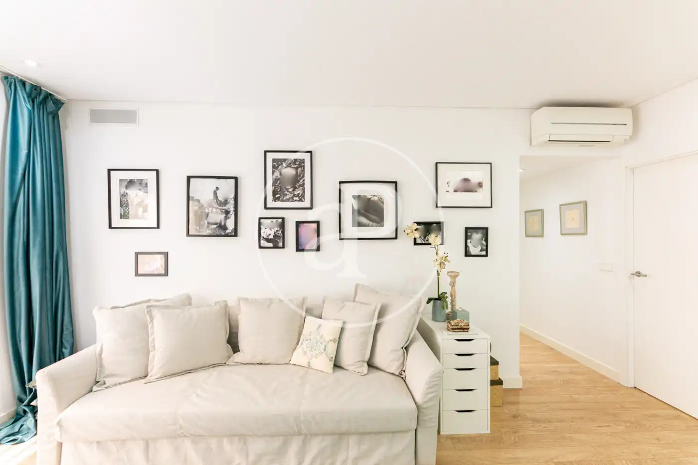 Wohnzimmer von Wohnung zur Miete in  Palma de Mallorca mit Klimaanlage, Terrasse und Möbliert