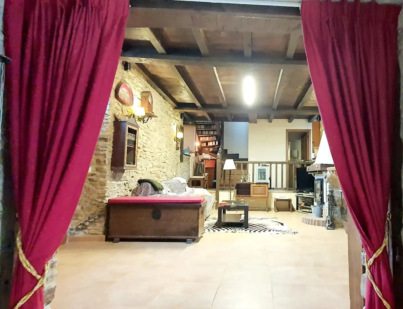 Sala de estar de Casa o chalet en venta en Castropol con Calefacción, Jardín privado y Terraza
