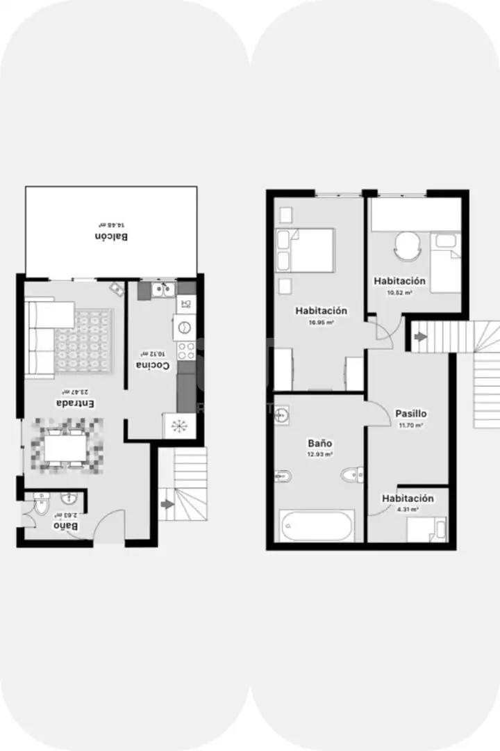 Dúplex en venta en Alcalá de la Selva con Calefacción y Terraza