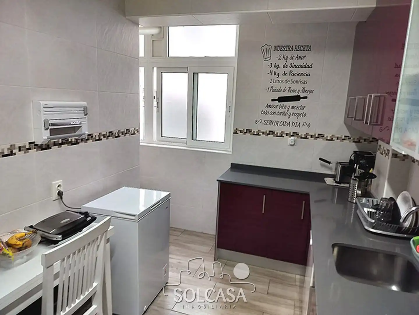 Kitchen of Flat for sale in Valladolid  with Heating, Oven and Washing machine