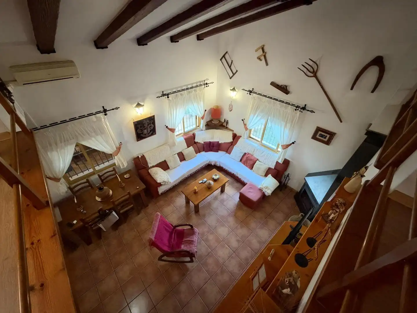 Sala de estar de Casa o chalet en venta en Orihuela con Aire acondicionado, Jardín privado y Trastero