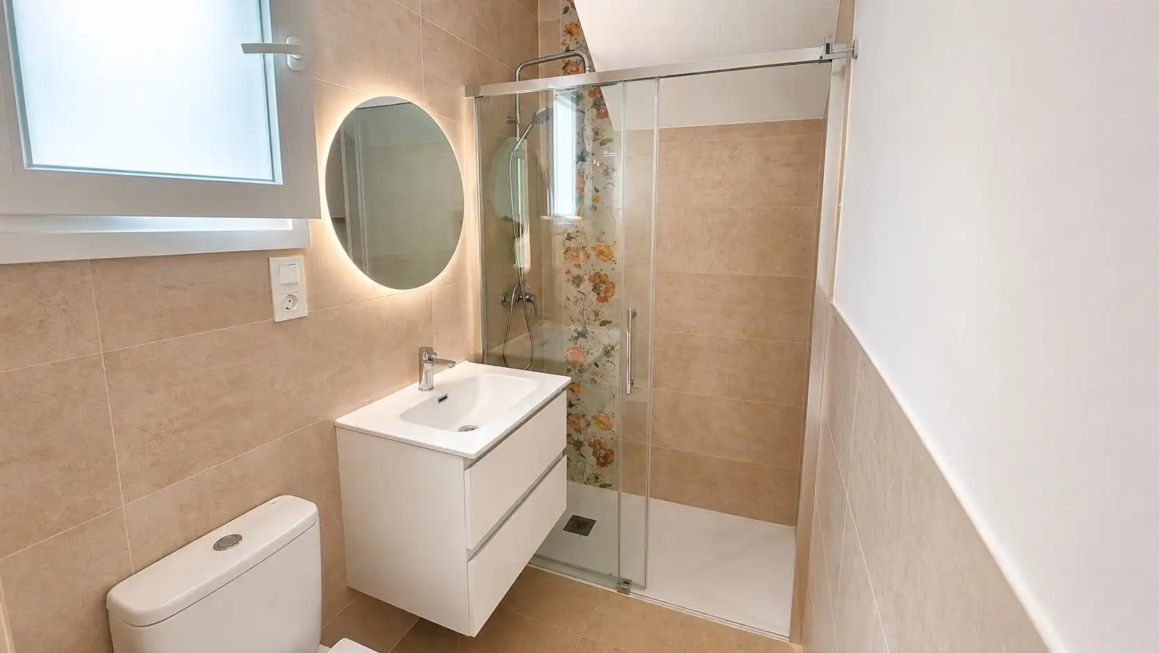 Baño de Dúplex de alquiler en Málaga