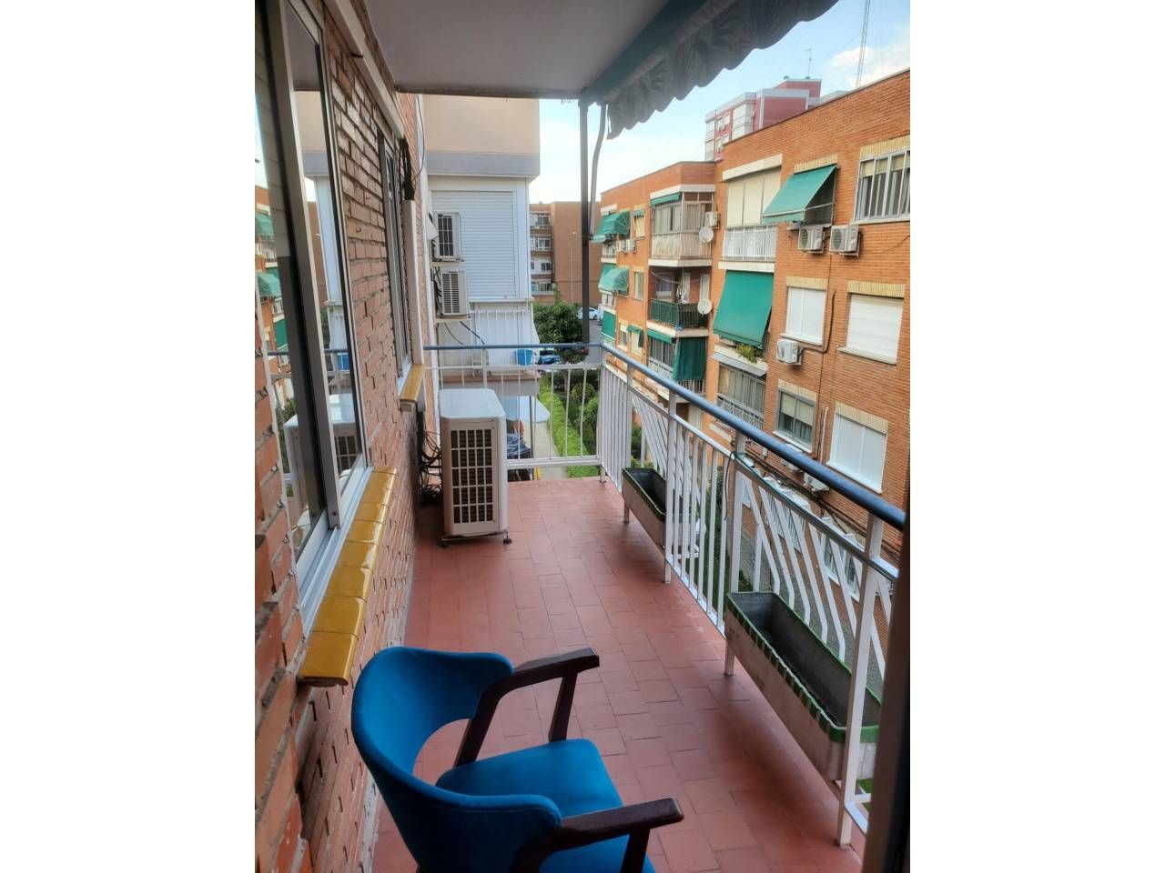 Balcony of Flat for sale in Fuenlabrada  with Air Conditioner, Heating and Storage room