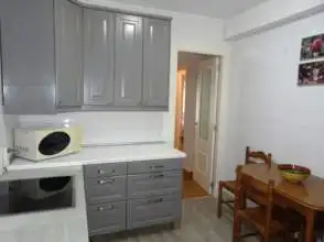 Kitchen of Flat for rent in Gijón   with Heating, Parquet flooring and Furnished