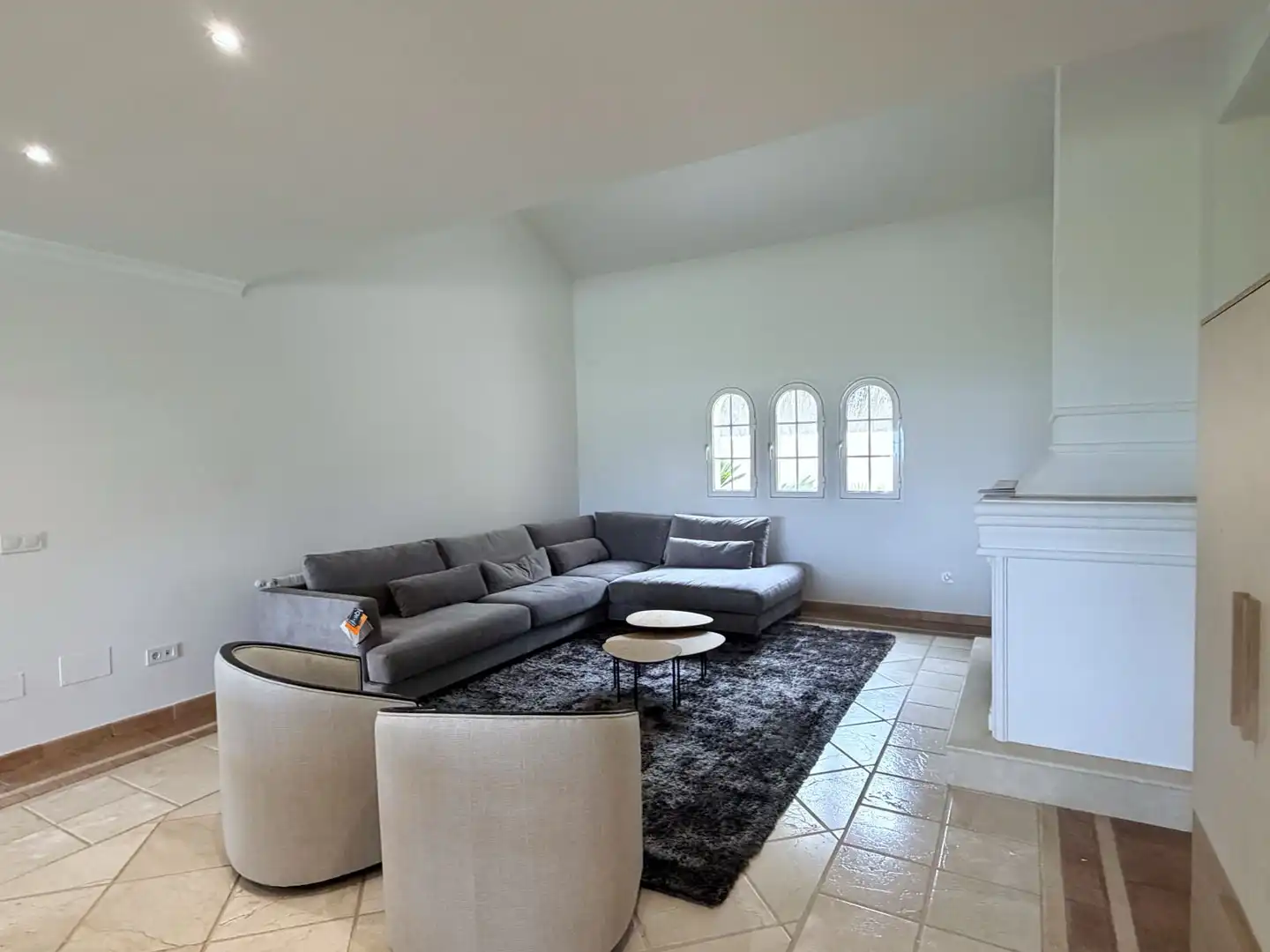 Sala de estar de Casa o chalet de alquiler en Benahavís con Aire acondicionado, Terraza y Trastero
