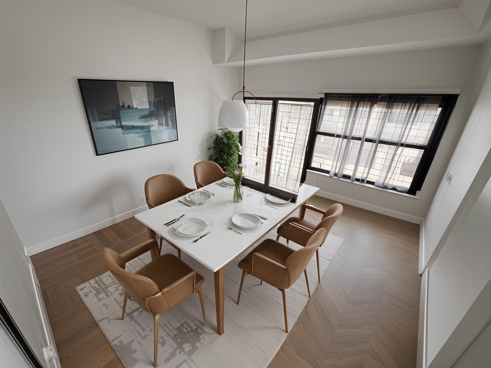 Dining room of Single-family semi-detached for sale in Girona Capital  with Terrace and Balcony