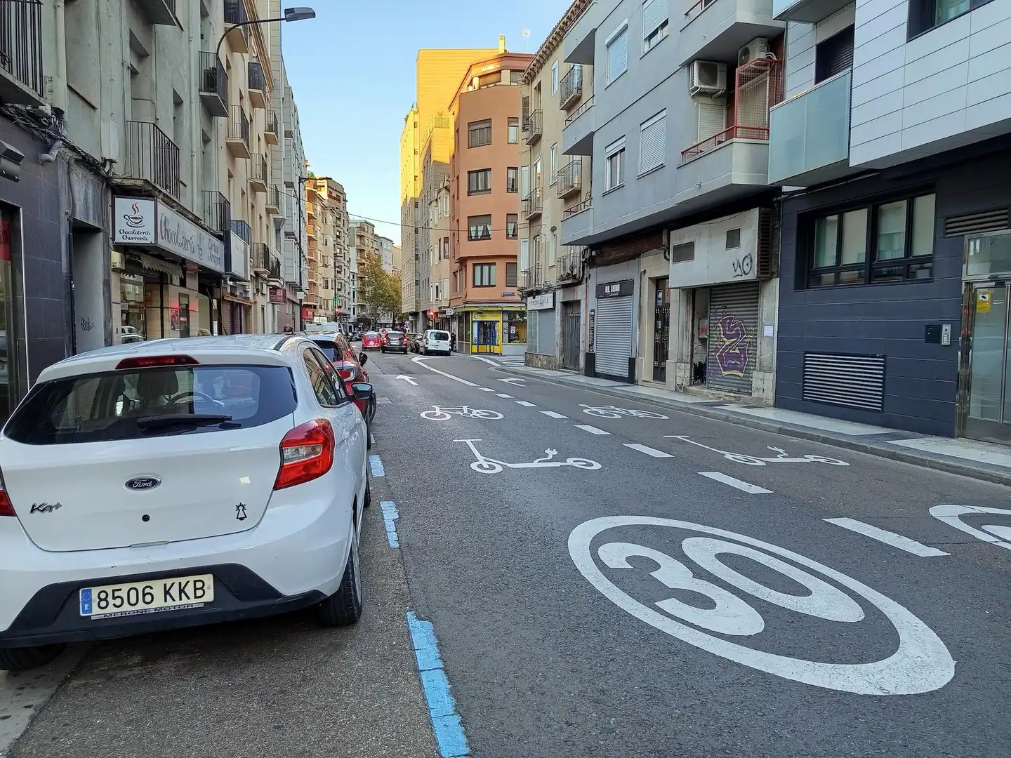 Vista exterior de Garaje en venta en Zaragoza