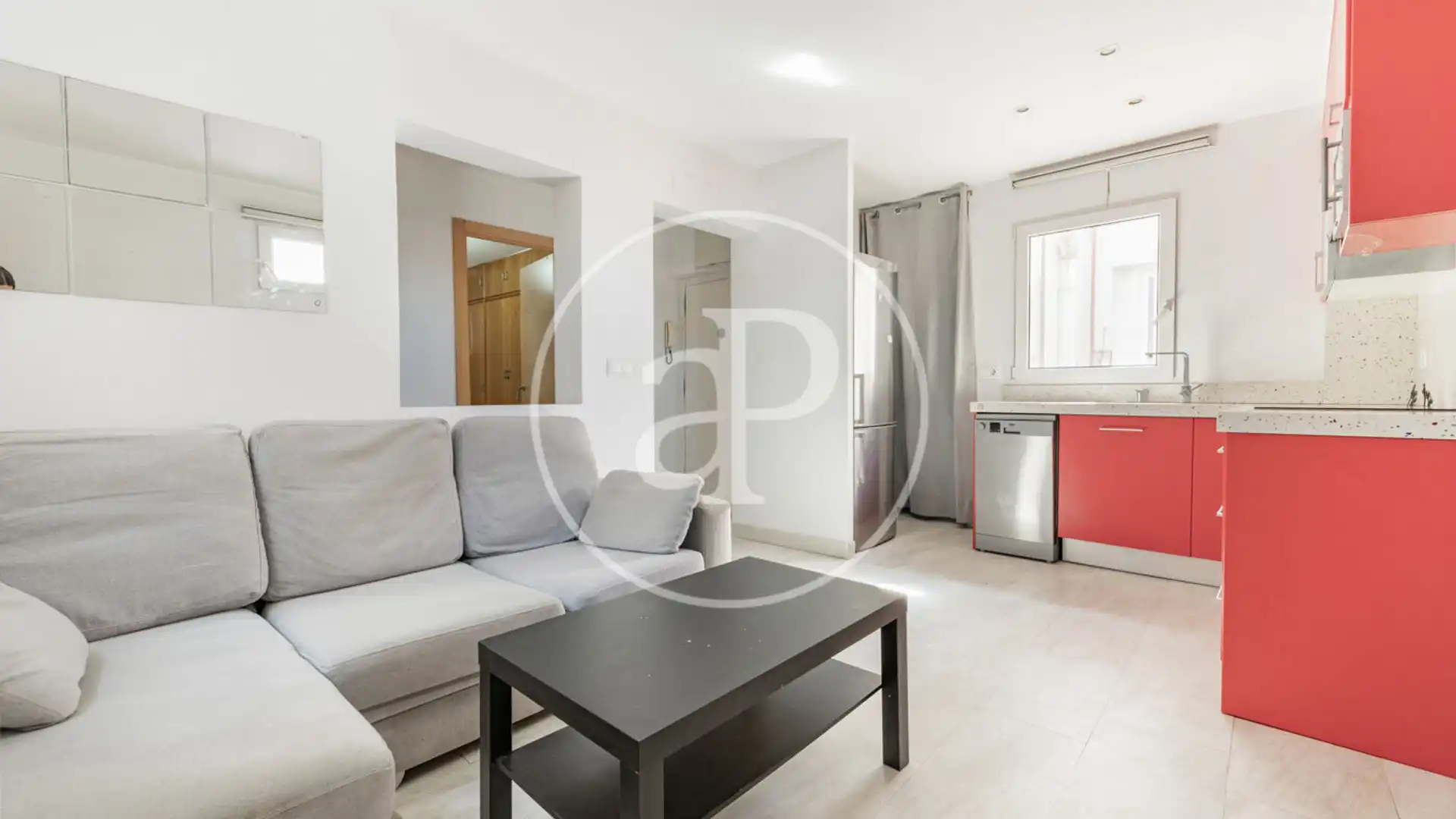 Sala de estar de Piso en venta en  Madrid Capital con Calefacción