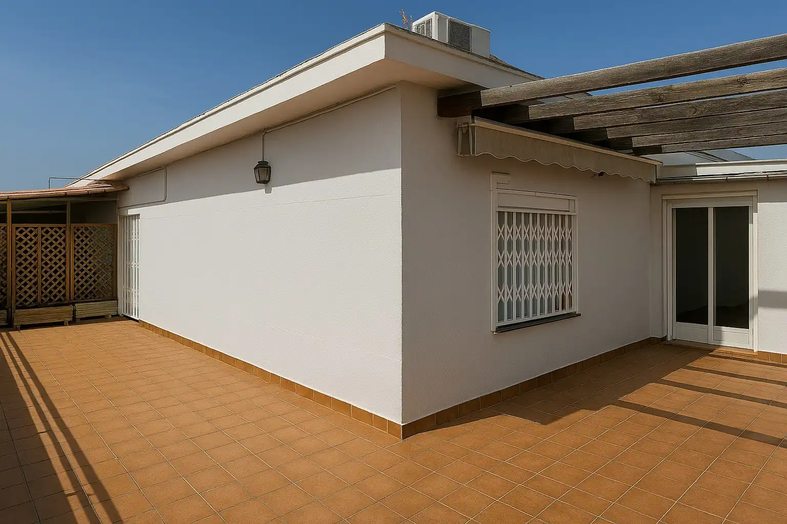 Terrasse von Dachboden zum Verkauf in Badalona mit Klimaanlage, Terrasse und Balkon