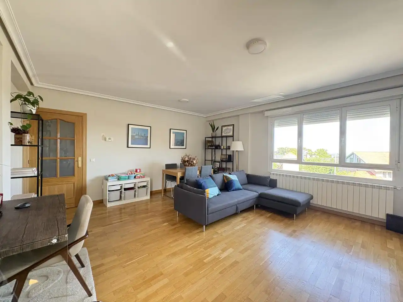 Wohnzimmer von Maisonette zur Miete in Torrelodones mit Klimaanlage, Heizung und Terrasse