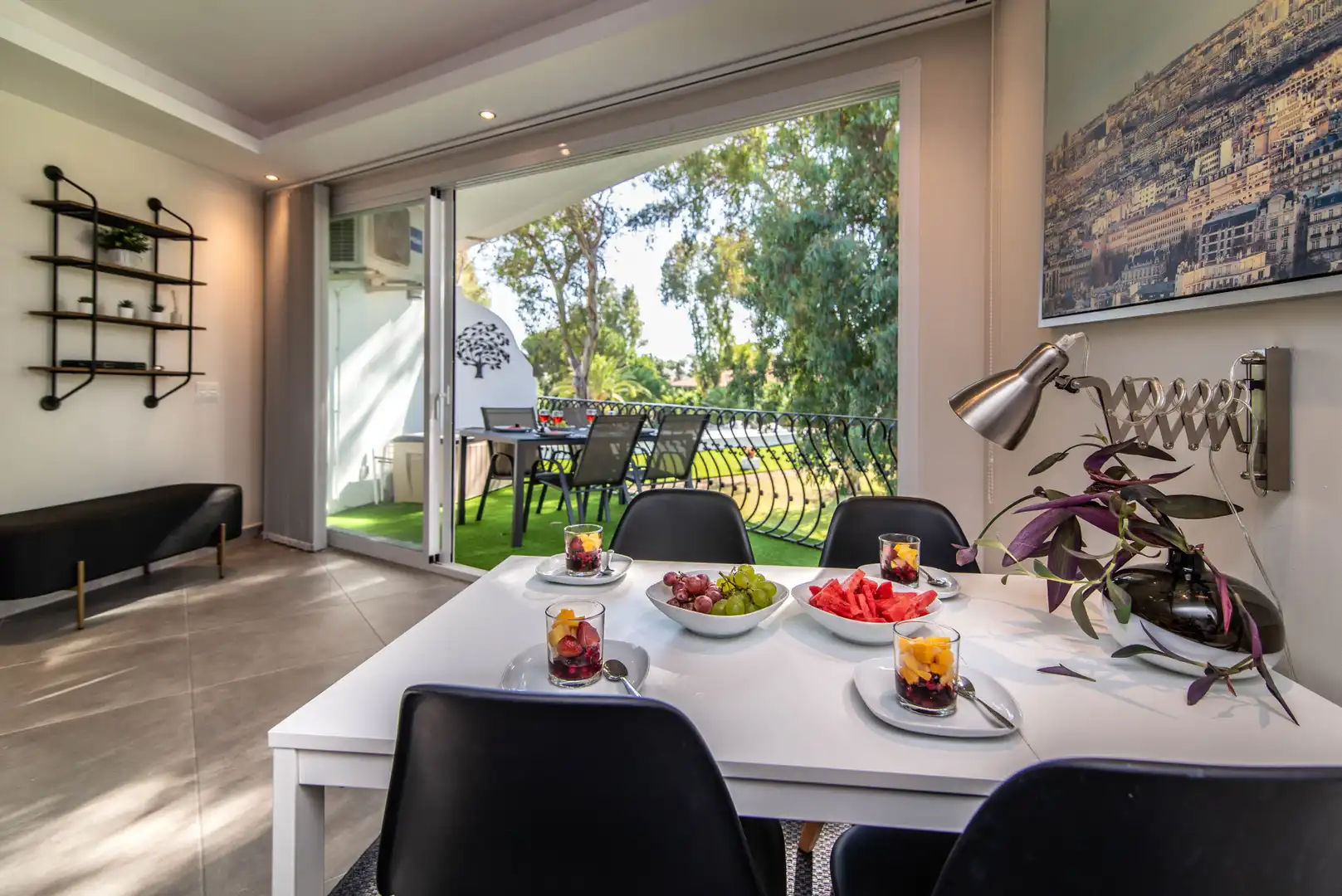 Terraza de Apartamento de alquiler en Marbella con Aire acondicionado, Calefacción y Terraza
