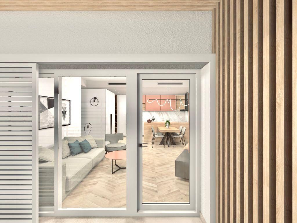 Living room of Flat for sale in Terrassa  with Heating, Terrace and Oven