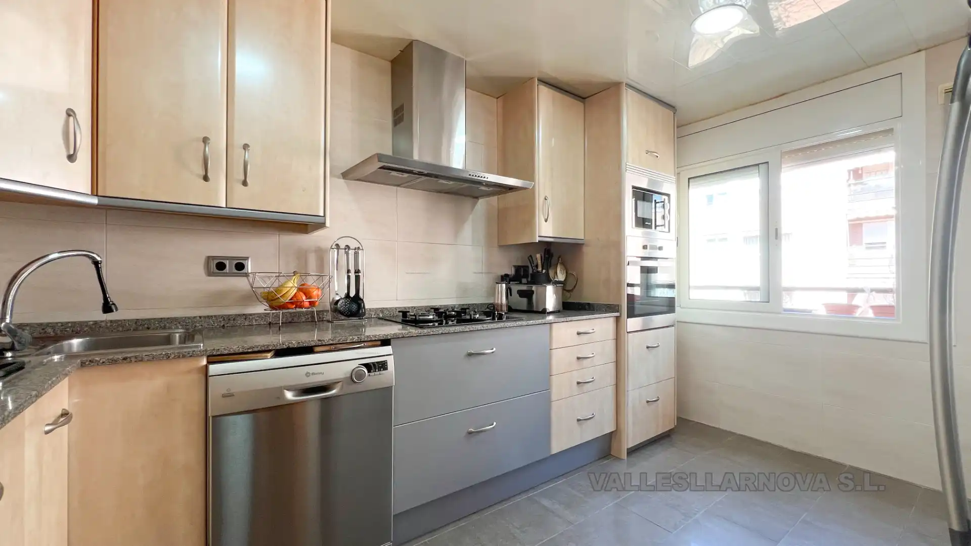 Küche von Wohnung zum Verkauf in Mollet del Vallès mit Klimaanlage und Heizung