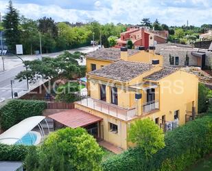 Exterior view of House or chalet for sale in Girona Capital  with Swimming Pool and Balcony