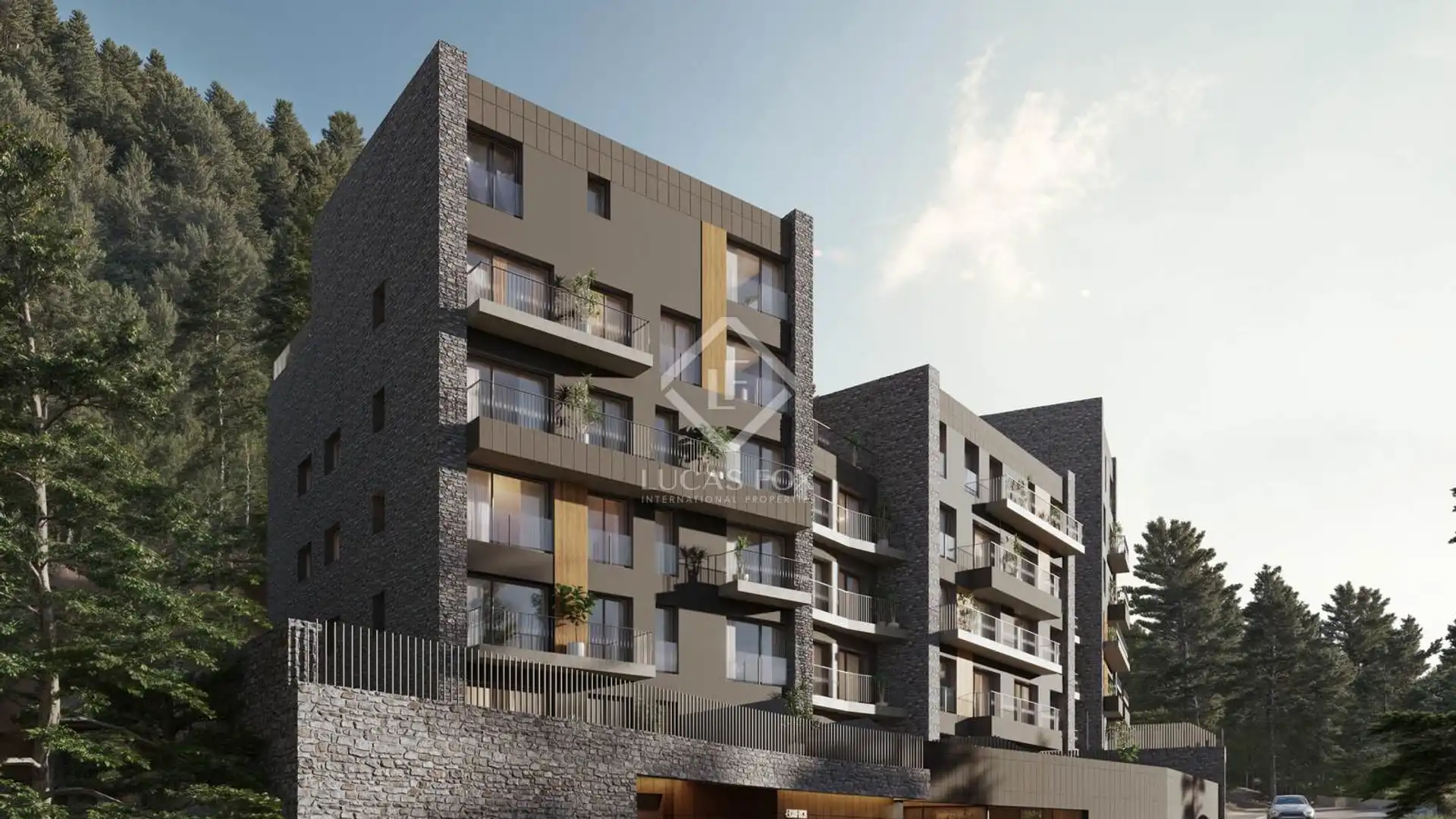 Vista exterior de Piso en venta en La Massana con Calefacción, Parquet y Terraza