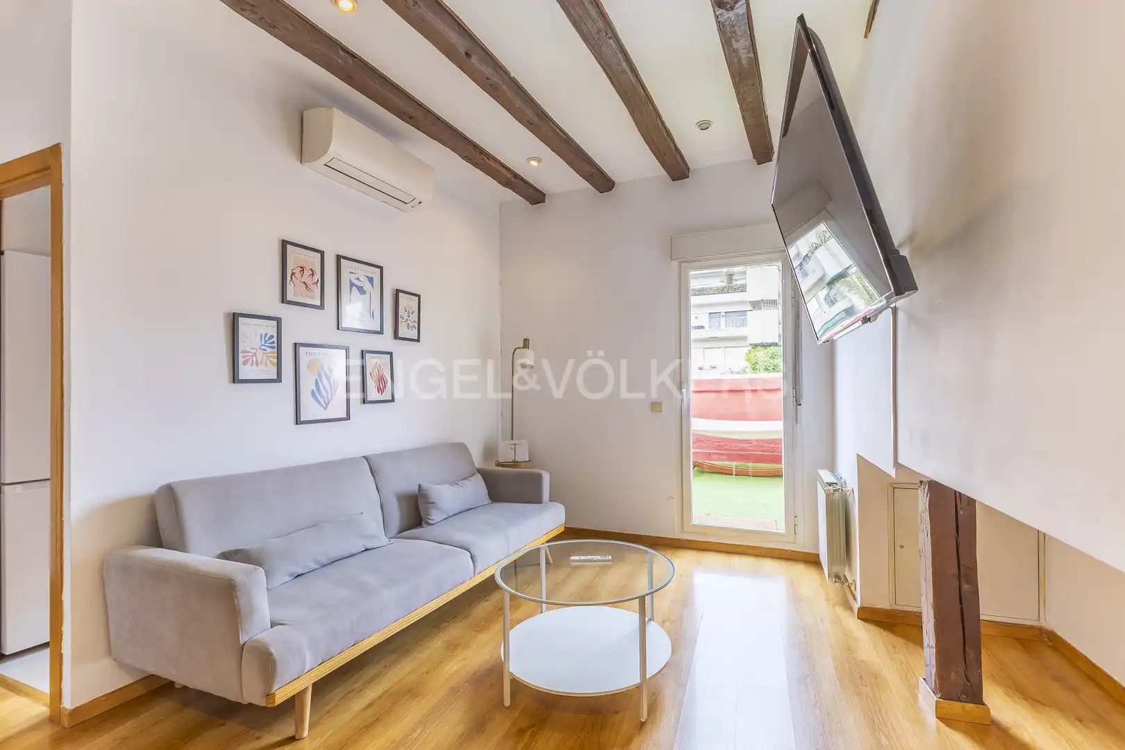 Sala de estar de Ático en venta en Madrid con Aire acondicionado, Calefacción y Terraza