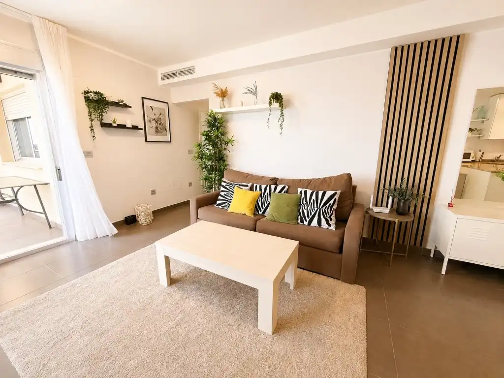 Sala d'estar de Apartament en venda en La Manga del Mar Menor amb Aire condicionat, Calefacció i Terrassa