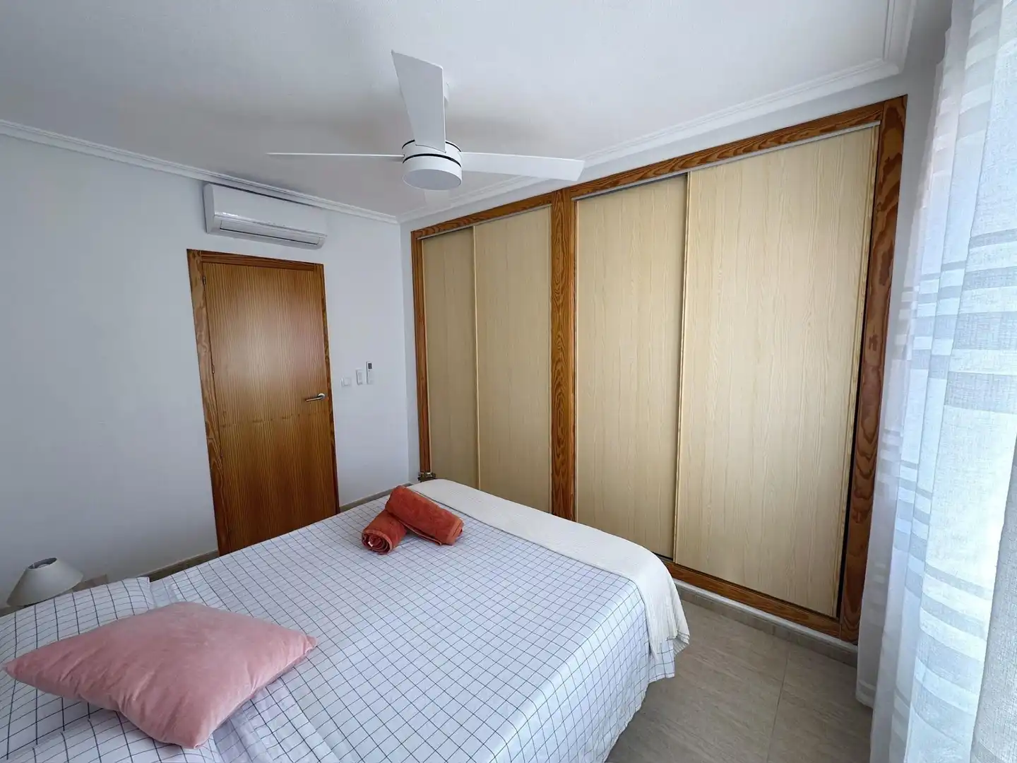 Schlafzimmer von Maisonette zur Miete in Pulpí mit Klimaanlage und Gemeinschaftspool