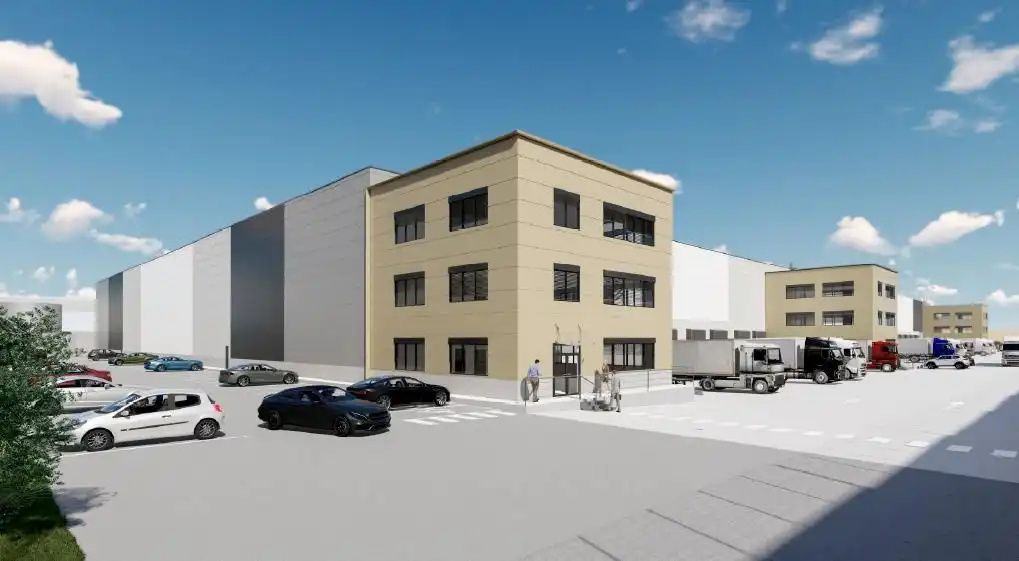 Exterior view of Industrial buildings for rent in Zaragoza