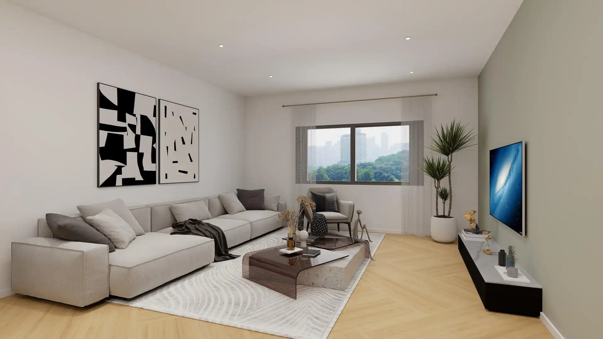 Sala de estar de Casa o chalet en venta en Gelves con Terraza y Piscina comunitaria