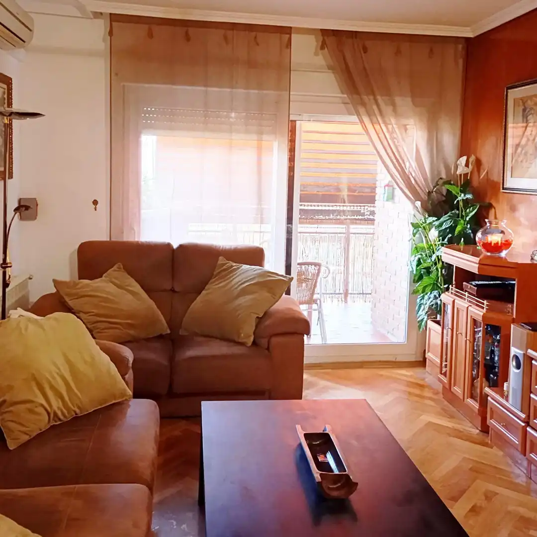 Sala de estar de Apartamento en venta en Ciempozuelos con Aire acondicionado, Parquet y Terraza