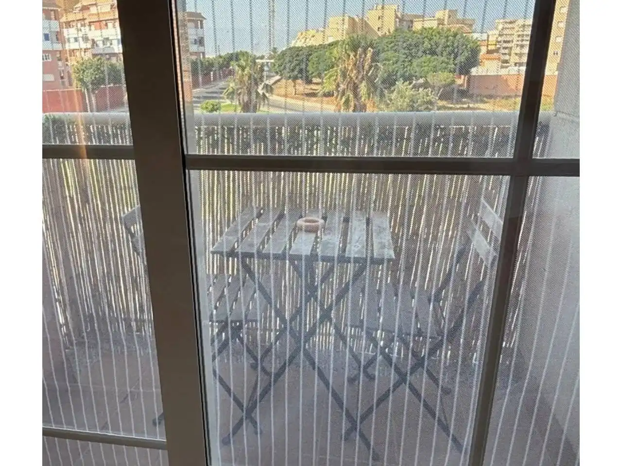Balcony of Study for rent in Roquetas de Mar  with Air Conditioner, Furnished and Balcony