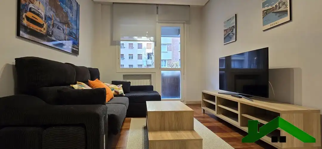Sala de estar de Piso de alquiler en Bilbao  con Calefacción, Terraza y Horno