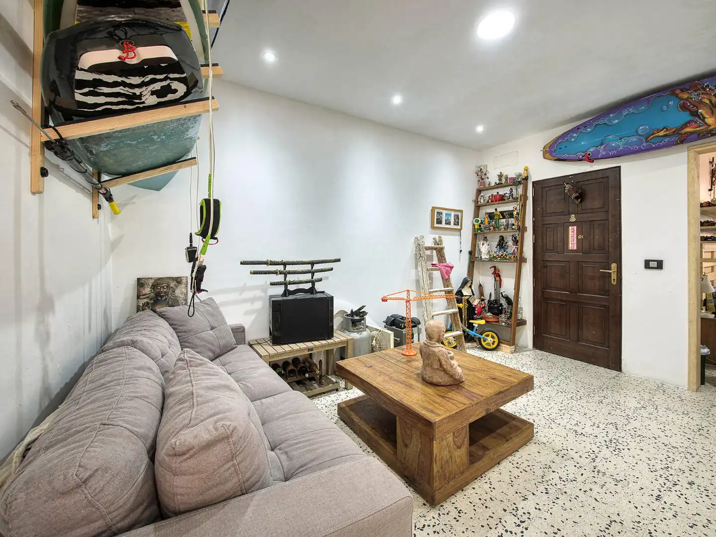 Sala d'estar de Casa adosada en venda en Las Palmas de Gran Canaria amb Terrassa i Balcó