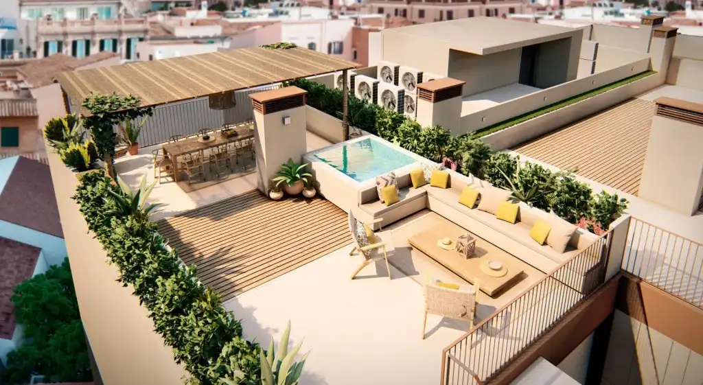 Terraza de Ático en venta en  Palma de Mallorca con Aire acondicionado, Calefacción y Terraza