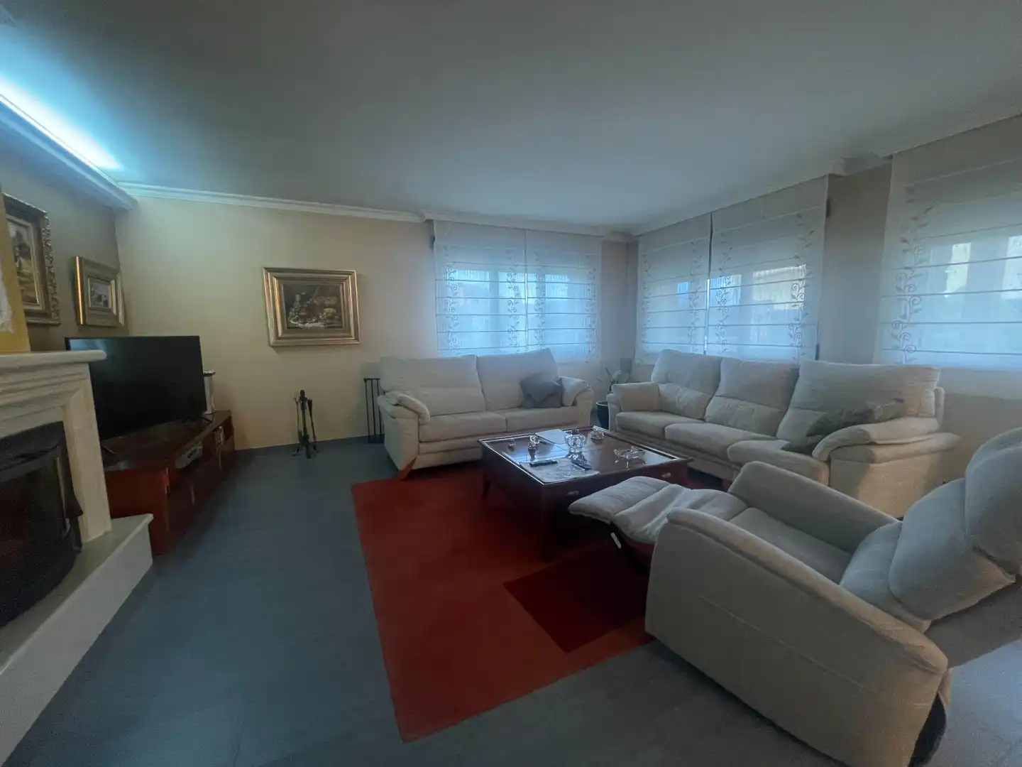 Sala de estar de Casa o chalet en venta en La Lastrilla  con Jardín privado, Terraza y Trastero