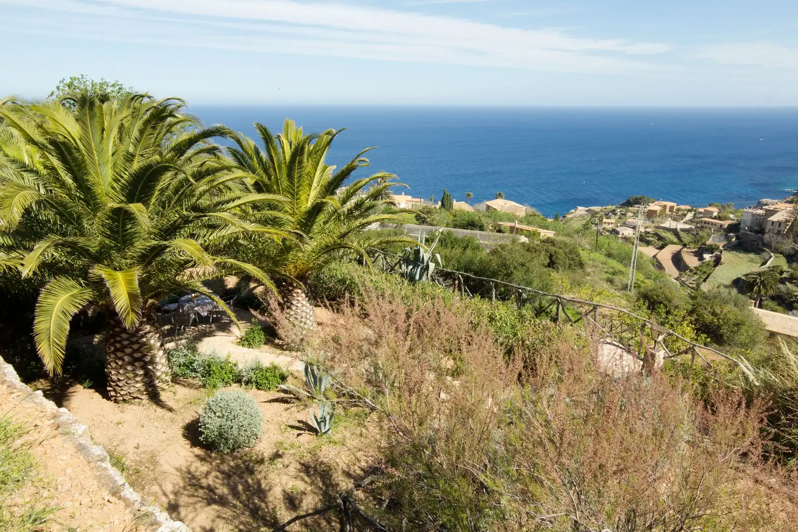 Jardín de Finca rústica en venta en Banyalbufar con Jardín privado, Terraza y Horno