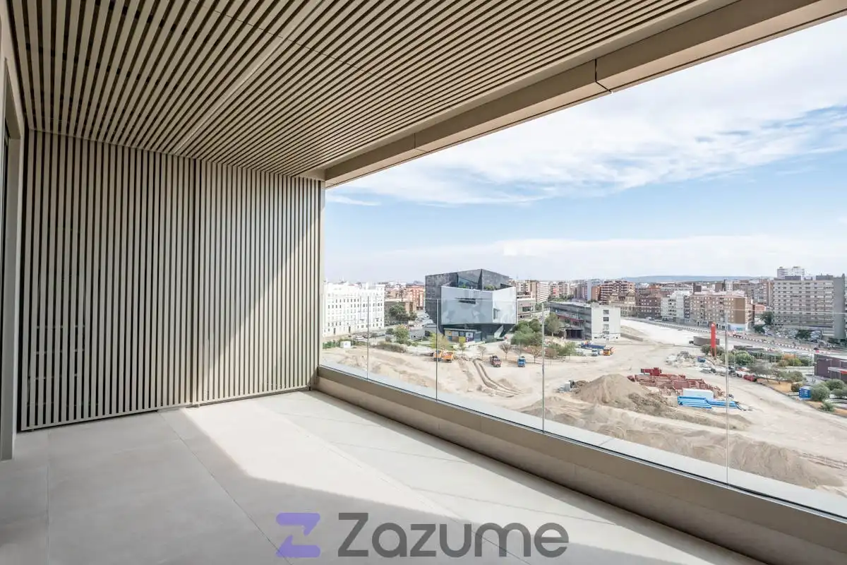 Terrasse von Wohnung zur Miete in Zaragoza mit Klimaanlage, Heizung und Terrasse