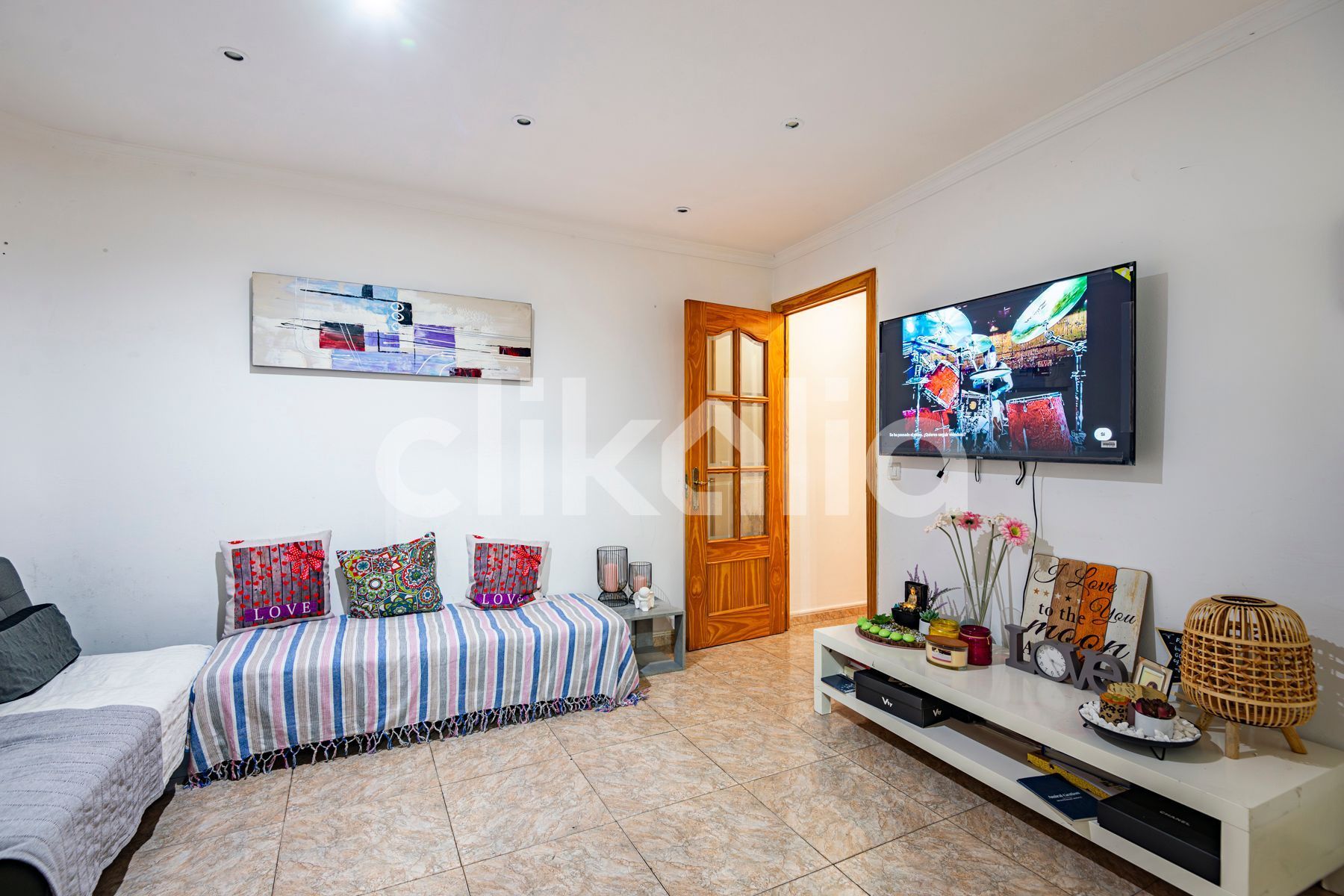 Sala de estar de Piso en venta en Esplugues de Llobregat