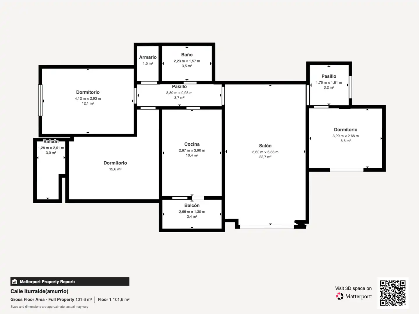 Wohnung zum Verkauf in Amurrio mit Abstellraum und Balkon