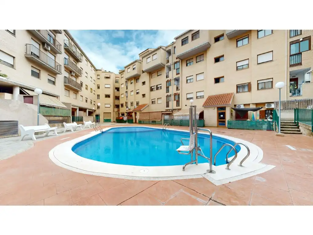 Swimming pool of Flat for sale in Paterna  with Air Conditioner, Balcony and Community pool