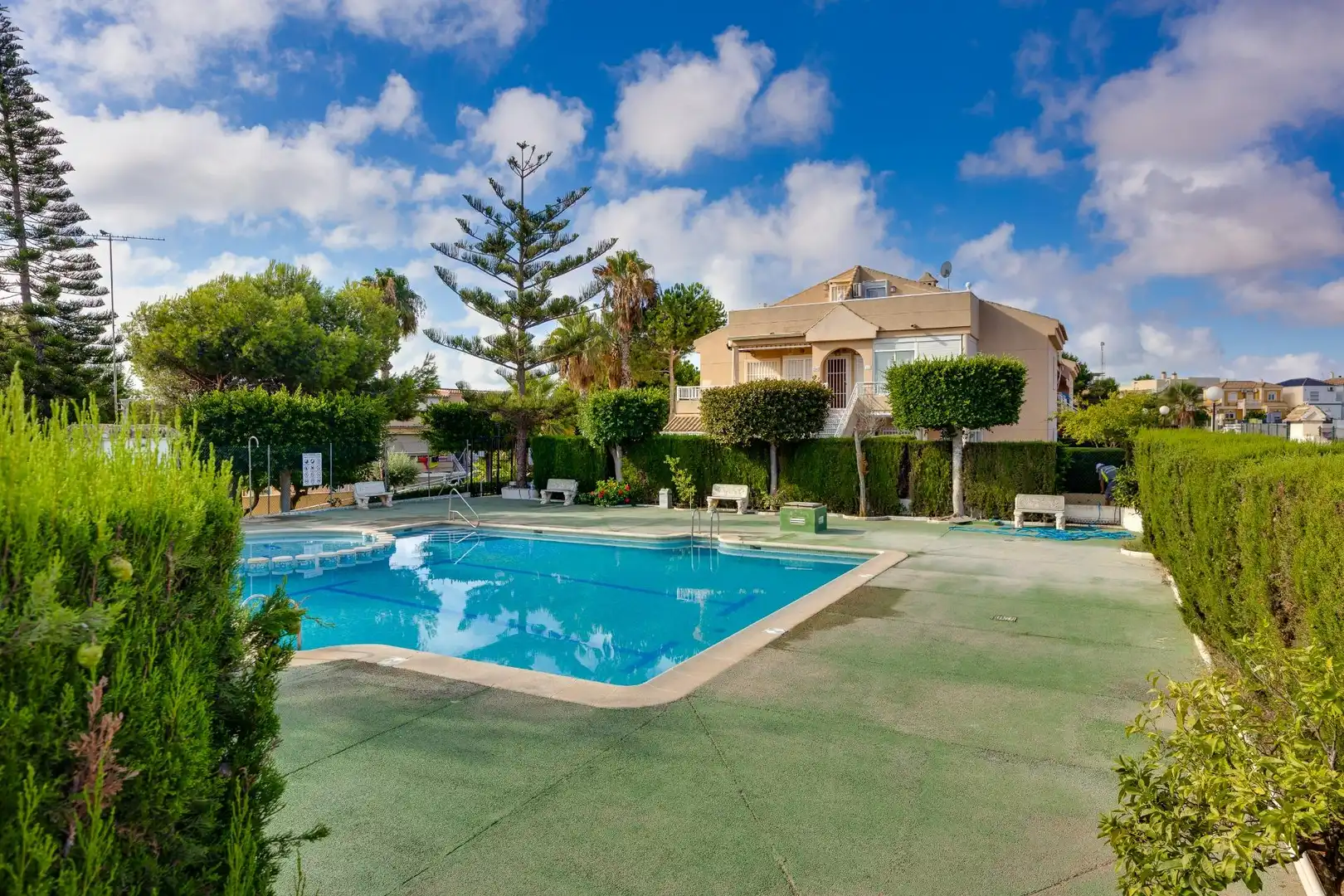 Swimming pool of Attic for sale in Nueva Torrevieja - Aguas Nuevas