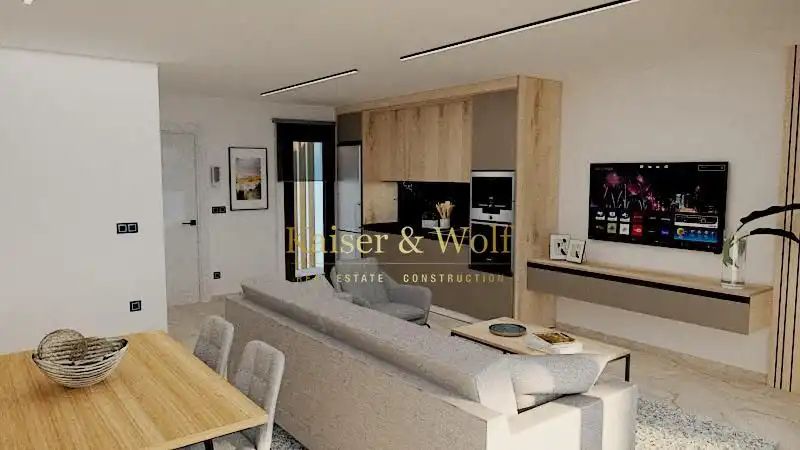 Sala de estar de Piso en venta en Pilar de la Horadada con Terraza y Piscina comunitaria