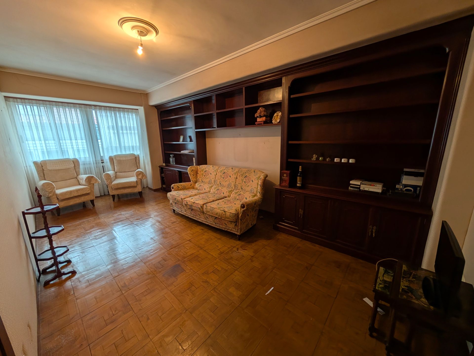 Living room of Flat for sale in Ferrol  with Furnished