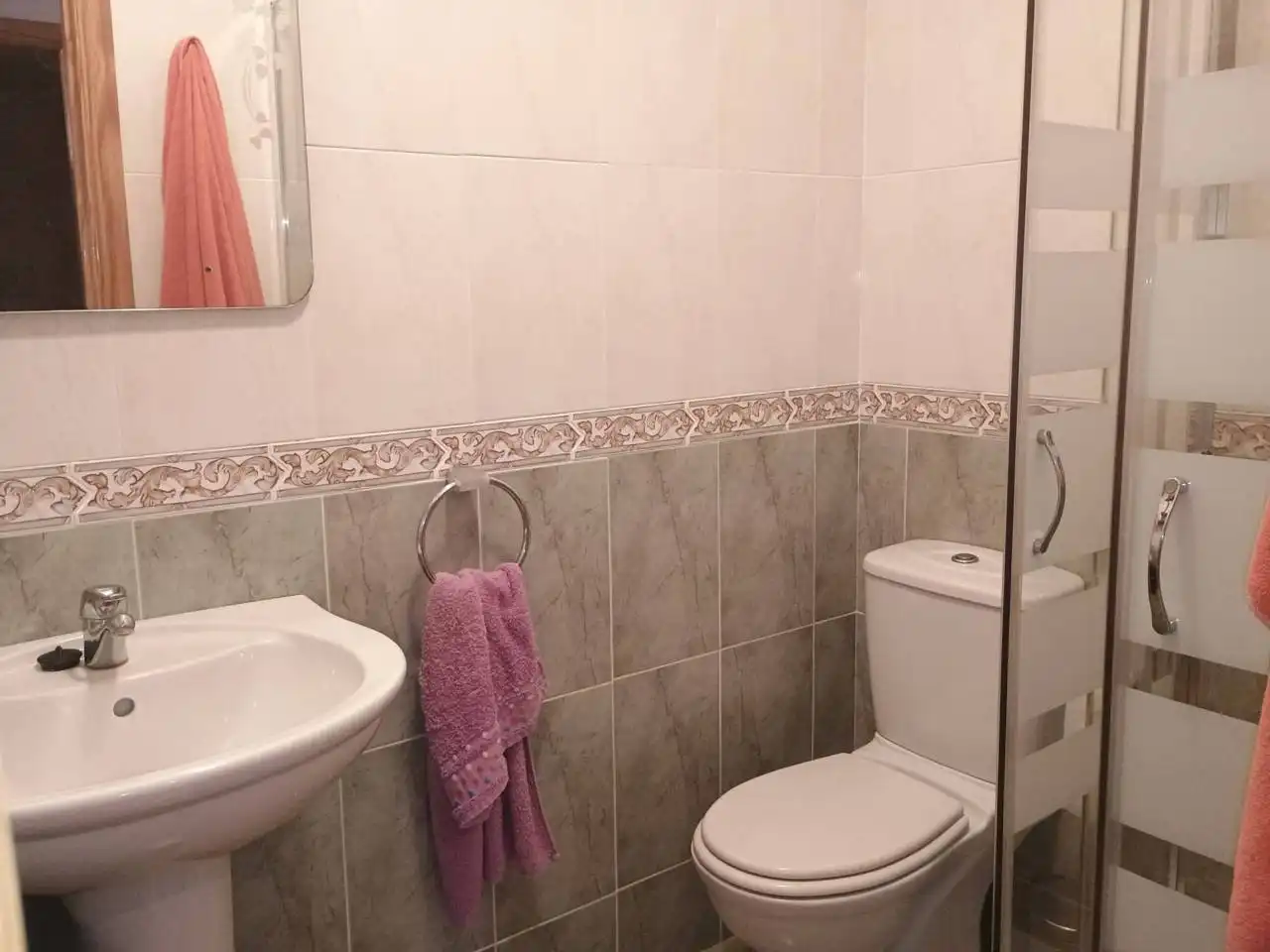 Bany de Apartament en venda en Benalmádena amb Terrassa, Moblat i Balcó