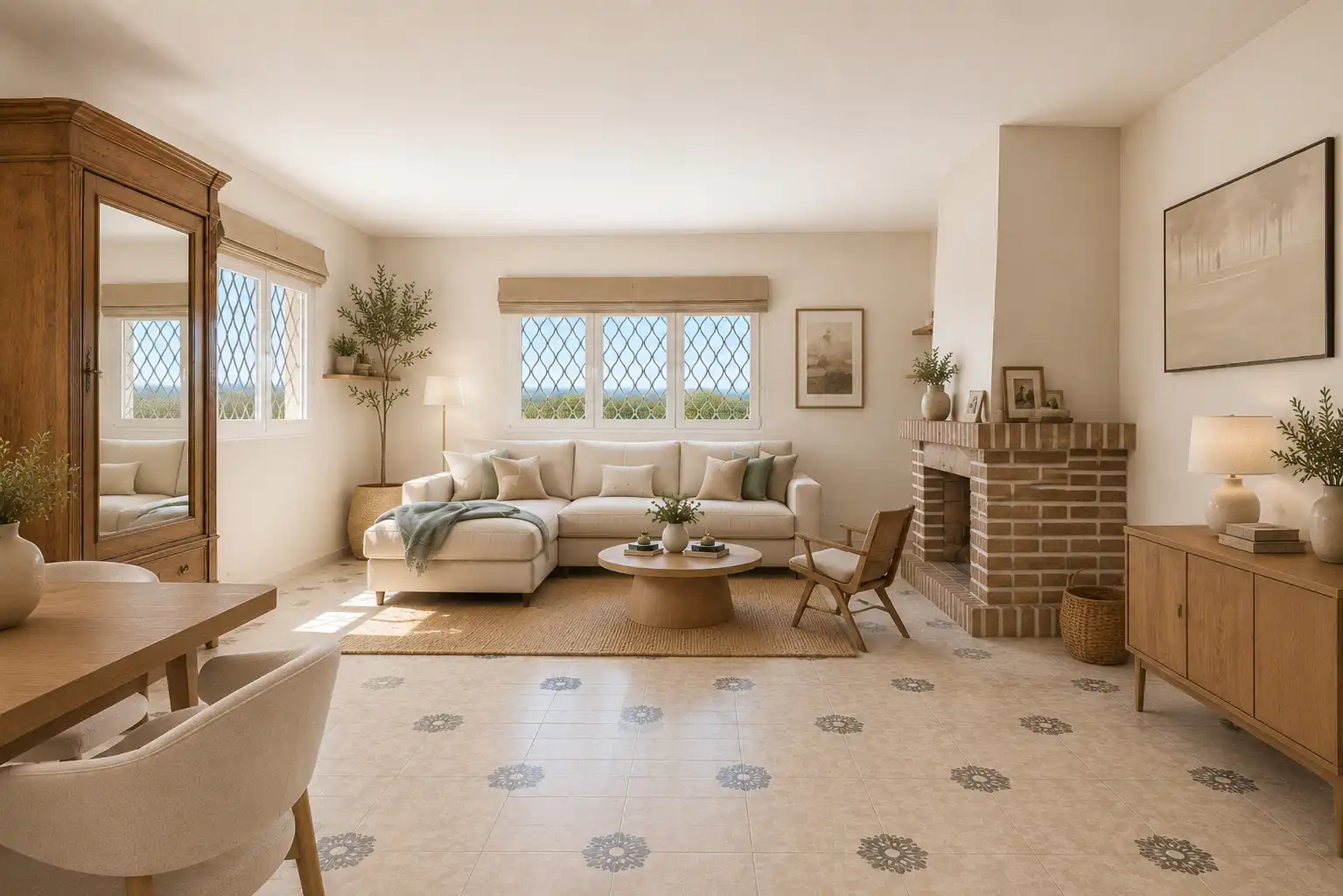 Living room of Houses for sale in Valdemorillo  with Heating, Private garden and Terrace