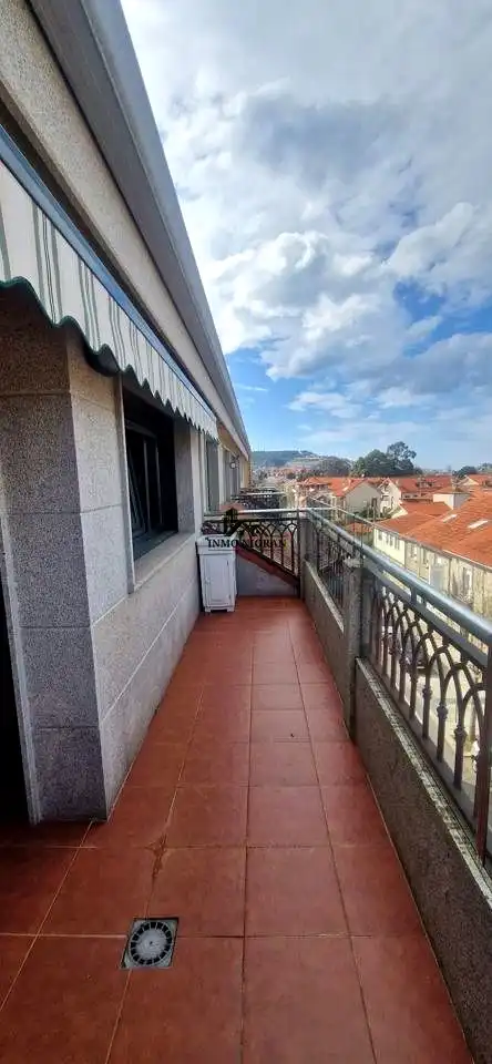 Terrace of Flat for rent in Baiona  with Terrace, Furnished and Community pool