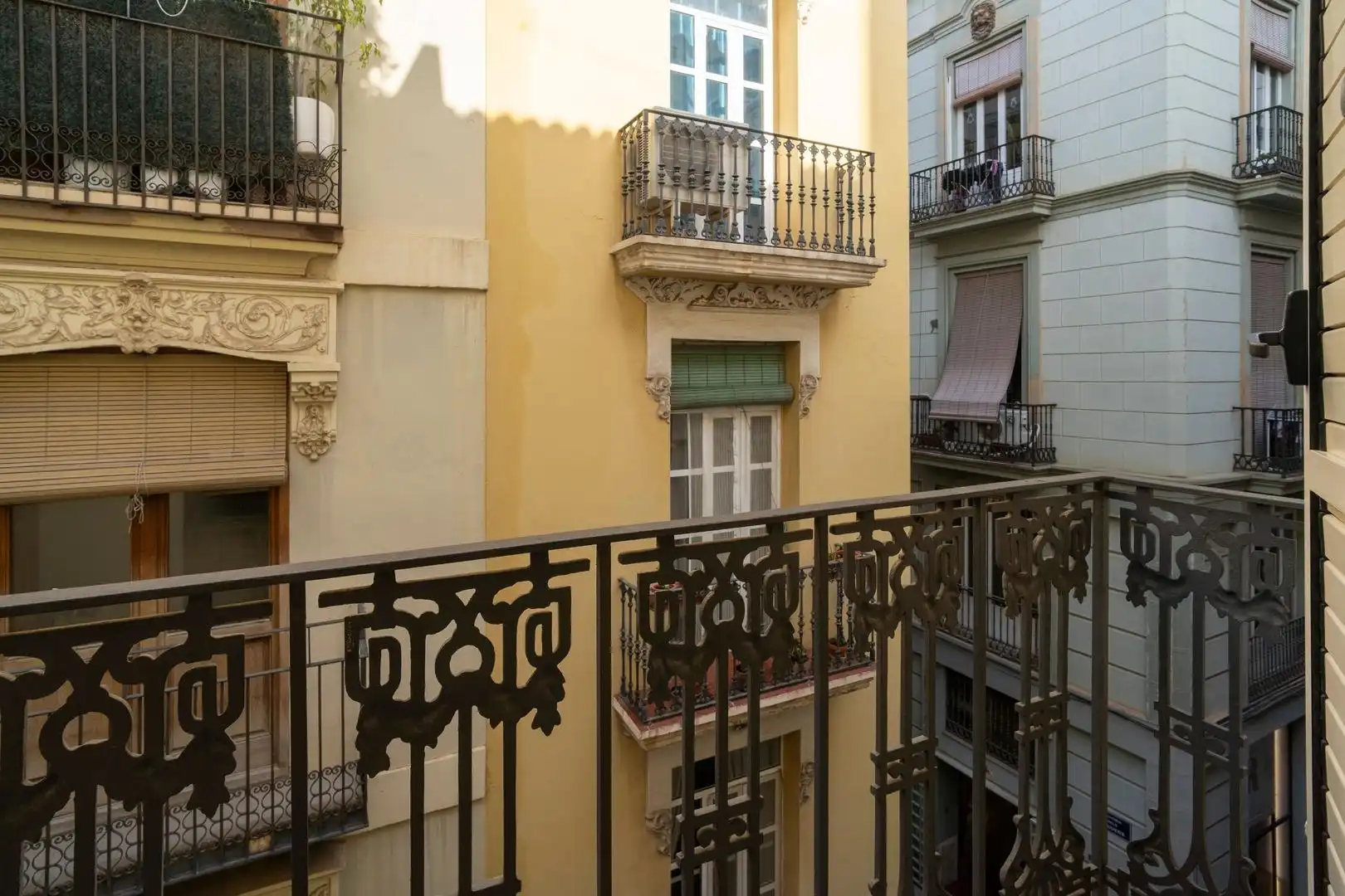 Terraza de Piso de alquiler en Valencia con Aire acondicionado, Calefacción y Amueblado