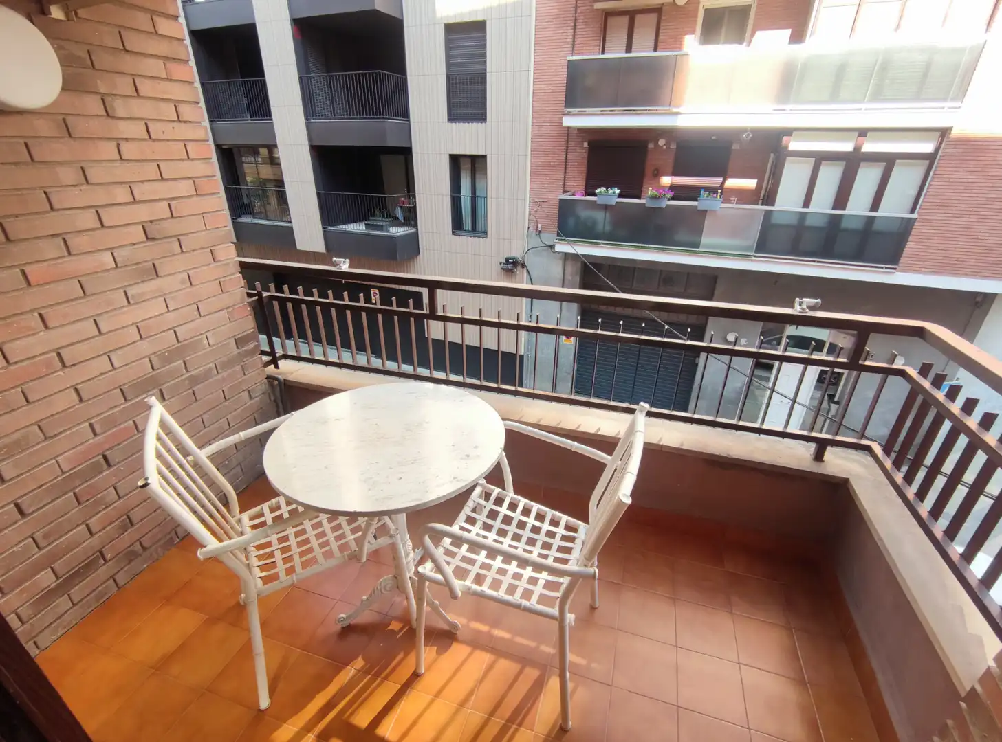 Terraza de Piso de alquiler en Lleida con Aire acondicionado, Calefacción y Amueblado