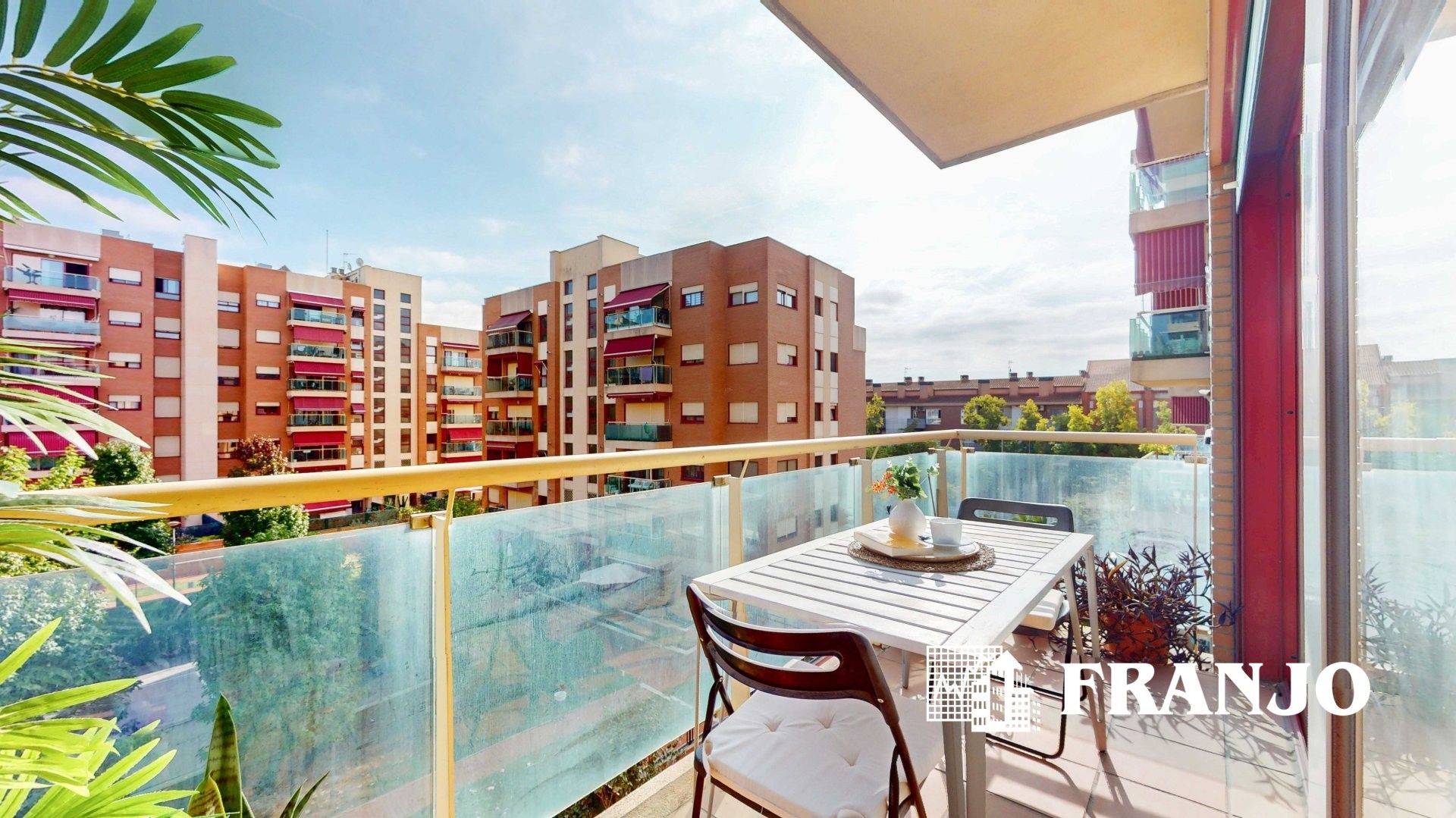 Terrace of Flat for sale in Barberà del Vallès  with Air Conditioner, Heating and Swimming Pool