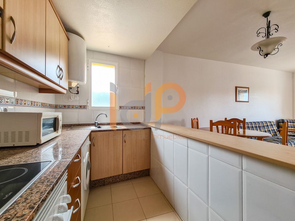Cuina de Apartament en venda en Cuevas del Almanzora amb Aire condicionat, Terrassa i Balcó