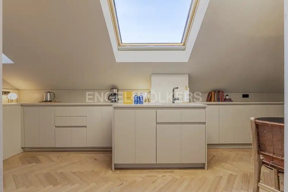 Kitchen of Flat for rent in Madrid  with Air Conditioner, Heating and Furnished