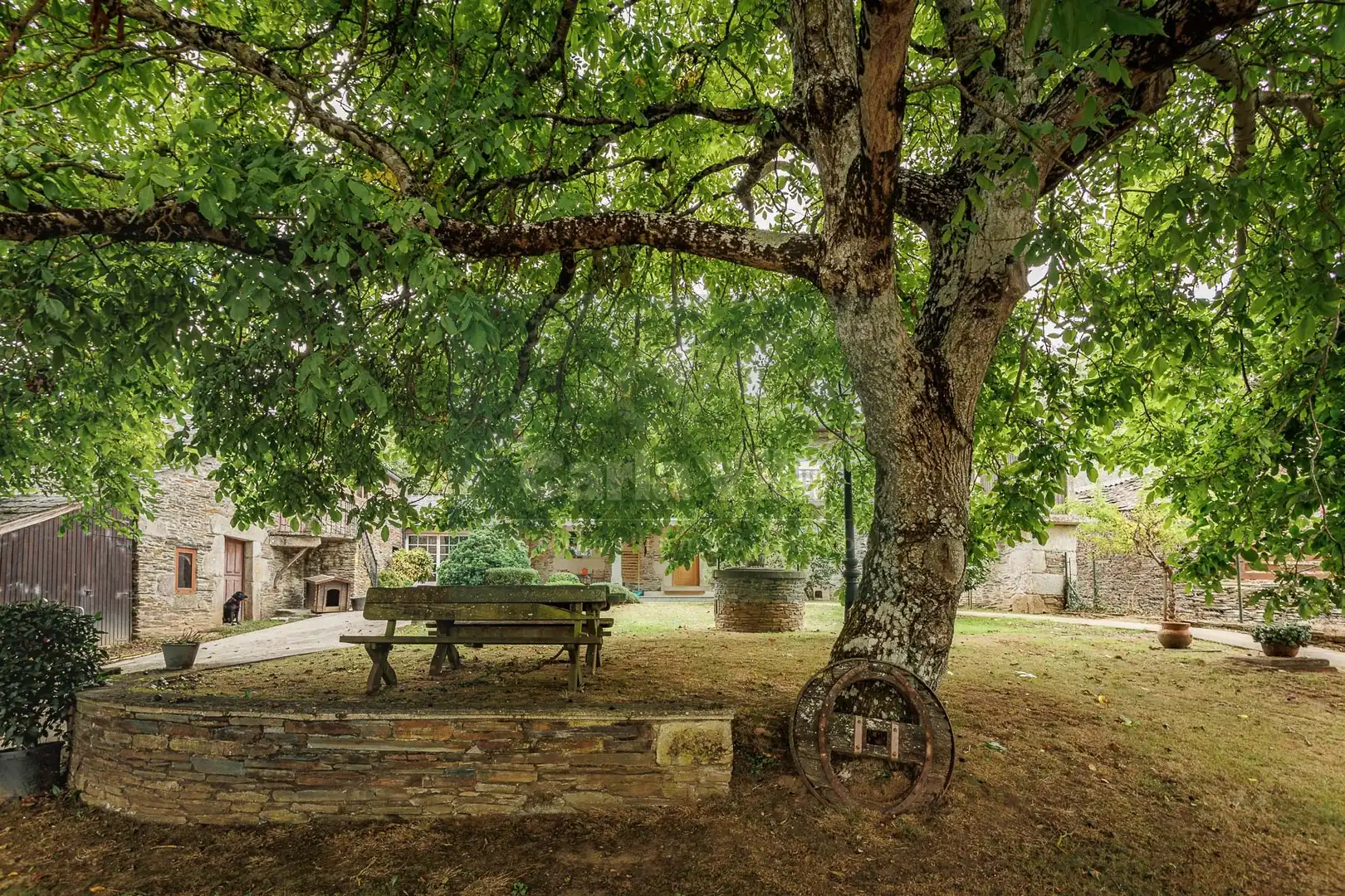 Jardí de Finca rústica en venda en Lugo amb Jardí privat, Parquet i Terrassa