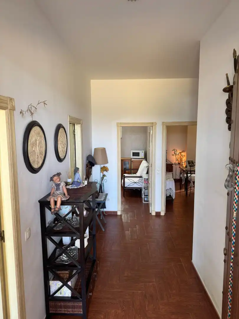 Sala d'estar de Casa o xalet en venda en Villanueva del Río y Minas amb Aire condicionat, Jardí privat i Terrassa